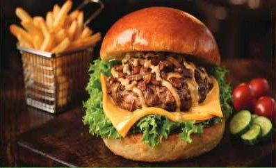 TAM meat burger